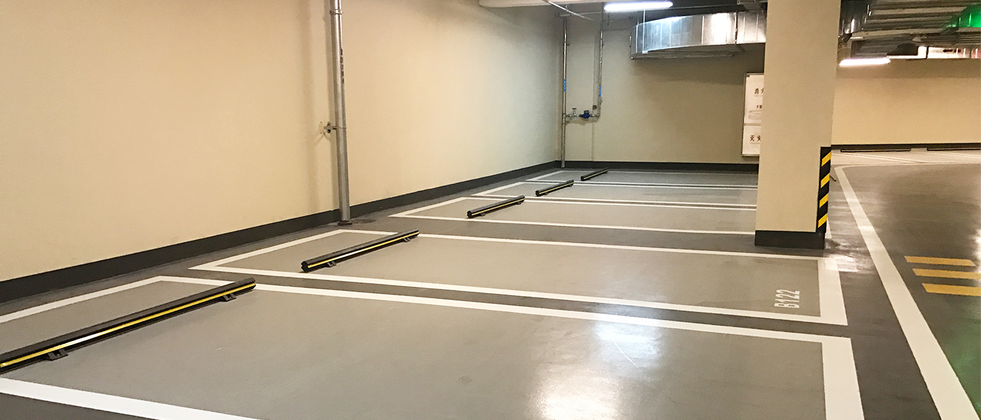 停車(chē)場(chǎng)地坪漆案例 